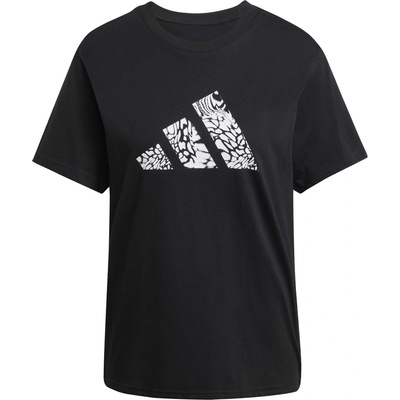 adidas Dámske tričko CAMO TEE čierna biela