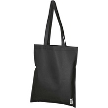 Netkaná taška, s dlhým uchom, 70 g/m², čierna
