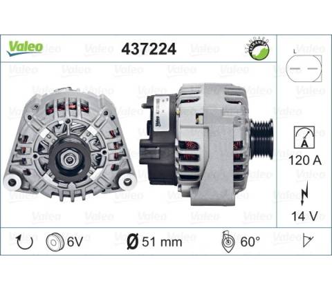 VALEO Alternátor 437224
