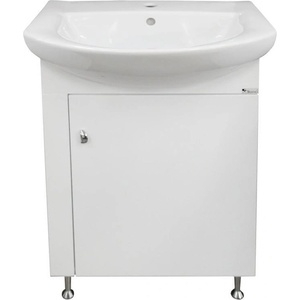 Triano Шкаф за баня с умивалник, Модо 60 cm, бял (71056)