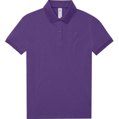 B&C Polokošile B&C My Polo 180 women krátký rukáv dámská COT-01W461zl400 Lilac meta