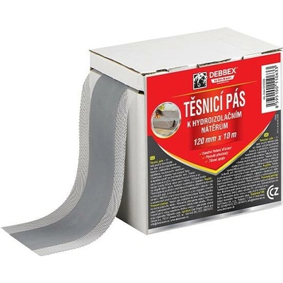 DEBBEX by Den Braven Těsnicí pás PROFI Varianta: 120 mm, délka 10 m 10 m šedá CH0306