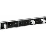 Hansgrohe Rainselect Смесител за душ с 4 функции и лъскав черен хромиран термостат (15357600)
