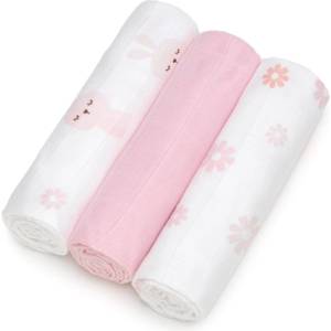 T-TOMI TETRA Cloth Diapers HIGH QUALITY пелени от плат Bunnies 70x70 cm 3 бр