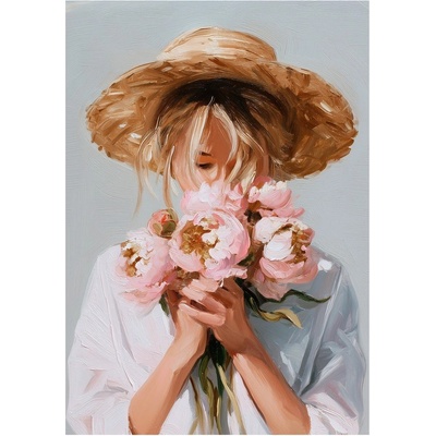 Styler Картина с ръчно изрисувани елементи 70x100 cm Estelle - Styler (CA-18709)
