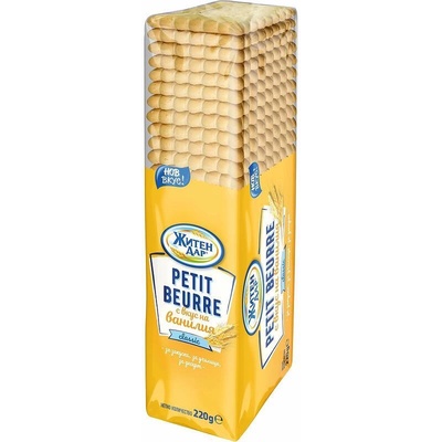 ЖИТЕН ДАР Житен Дар Бисквити Petit Beurre Ванилия 220 гр