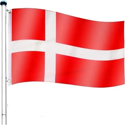 FLAGMASTER® Vlajkový stožár vč. vlajky Dánsko, 650 cm