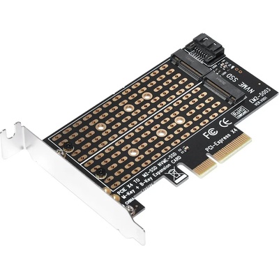 Makki Чекмедже за дискове Makki - MAKKI-M2-PCIE-2X (MAKKI-M2-PCIE-2X)