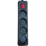 EUROLAMP 4 Plug 2 m Switch (10199)