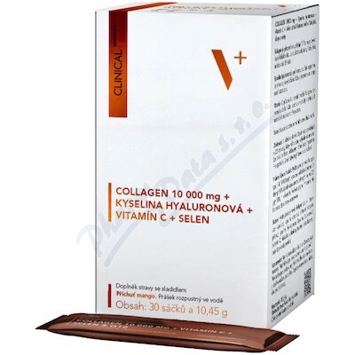 Clinical Collagen+k.Hyal.+vit.C+sel.mango 30 x 10.45 g