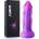 HISMITH HSD01 Curved Giant Silicone Purple Starry Animal Dildo Suction Cup 8" Purple-Pink