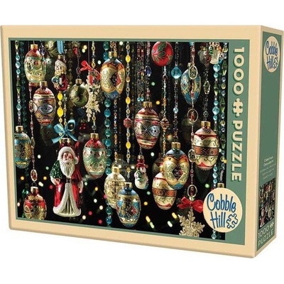 Cobble Hill Christmas ornaments 1000 dielov