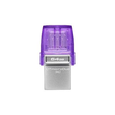 64GB DataTraveler microDuo 3C 200MB/s dual USB-A + USB-C (DTDUO3CG3/64GB)