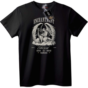 NOONEBRAND Тениска Етерен Ангелски Омагьосване - 2XL, Black