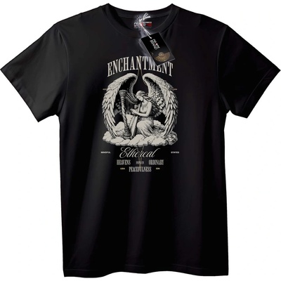 NOONEBRAND Тениска Етерен Ангелски Омагьосване - 2XL, Black