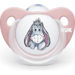 Nuk Силиконова залъгалка NUK - Disney, Йори, 6-18 месеца, Розова + кутийка (10736328-Розова)