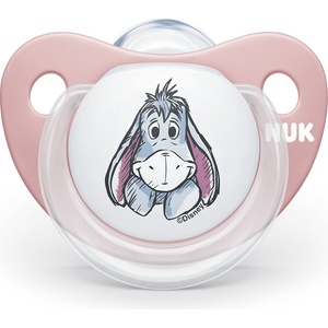 Nuk Силиконова залъгалка NUK - Disney, Йори, 6-18 месеца, Розова + кутийка (10736328-Розова)