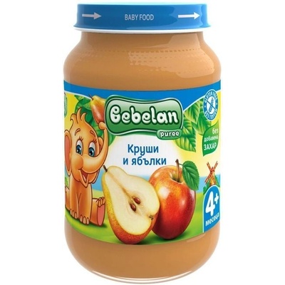 Bebelan Плодово пюре Bebelan Puree - Круши и ябълки, 190 g (18291)