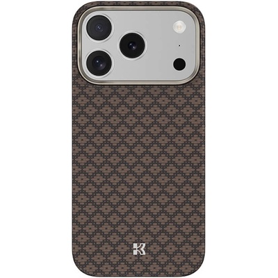 Benks Кевларен кейс с MagSafe за iPhone 17 Pro - Benks ArmorGrid ArmorAir Magnetic Kevlar Metal Frame Case 600D (златист) (A069)