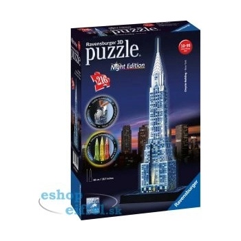 Ravensburger 3D Puzzle svítící Chrysler building 216 ks