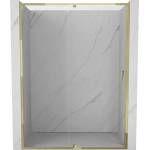 Mexen Exo-R отваряща се душ врата 140 см, прозрачна, златиста - 819-140-000-50-00 (819-140-000-50-00)