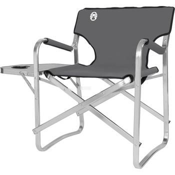 Coleman Coleman Aluminium Deck Chair with Table 2000038341 сгъваем къмпинг стол, сив (2000038341)