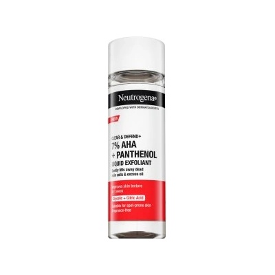 Neutrogena Clear & Defend+ пилинг 7% AHA + Panthenol Liquid Exfoliant 125 ml