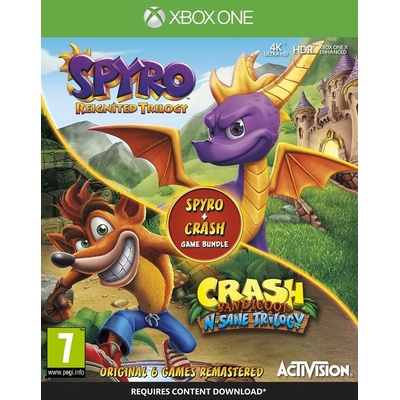 Crash Bandicoot N Sane Trilogy + Spyro Reignited Trilogy
