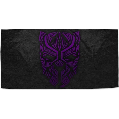 Sablio Uterák BLACK PANTHER wakanda forever Fialový 70 x 140 cm