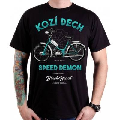 Street Black Heart Kozí Dech tričko čierne