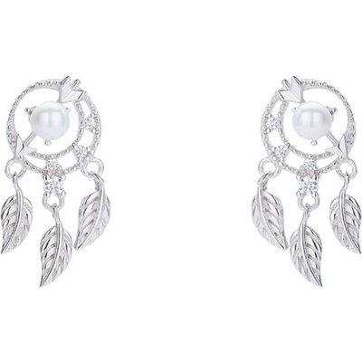 Silenti Jewelry Сребърни обеци "Бохо