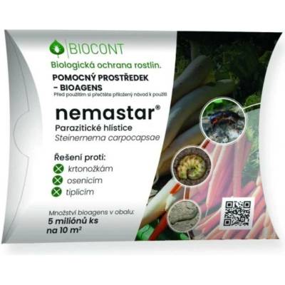 BioTomal Nemastar parazitické hlístice proti krtonožkám, osenicím a tiplicím