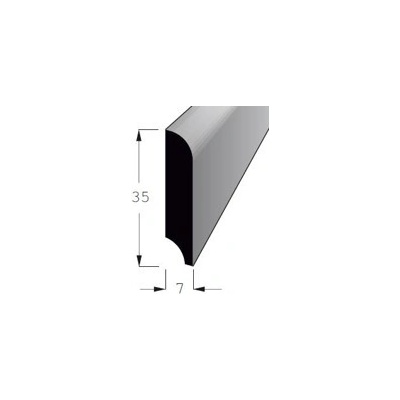 Lišta podlahová dub 35x7mm délka 240cm
