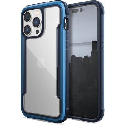 Raptic Кейс Raptic X-Doria Shield Case за iPhone 14 Pro Max, брониран гръб, син