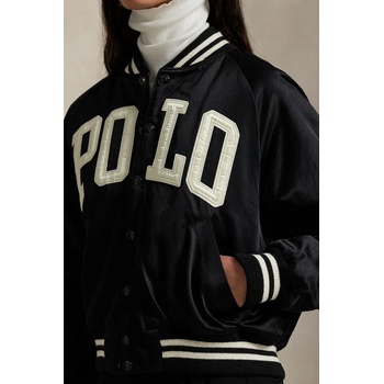 Ralph Lauren Яке бомбър Polo Ralph Lauren в черно преходен модел с уголемена кройка 211970985 (211970985)