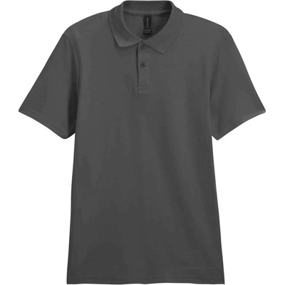 Gildan unisex polokošile SOFTSTYLE dřevěné uhlí šedé
