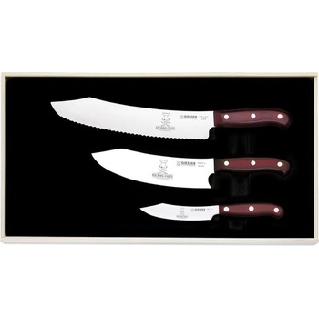 Image 1 of GIESSER Комплект ножове Giesser серия PremiumCut Set No. III Rocking Chefs Micarta (GIE.1996.3.rc)