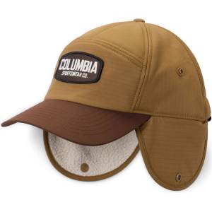 Columbia Шапка с козирка Columbia Landroamer Ear Flap Cap - Delta Tobacco / Working Badge - размер One Size (904-6565-0211)