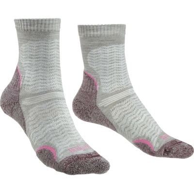 Bridgedale dámske turistické ponožky Ultralight Merino Performance Fit Aubergine