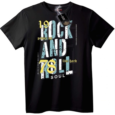 NOONEBRAND Тениска Рок и Рол 1978 - 7XL, White