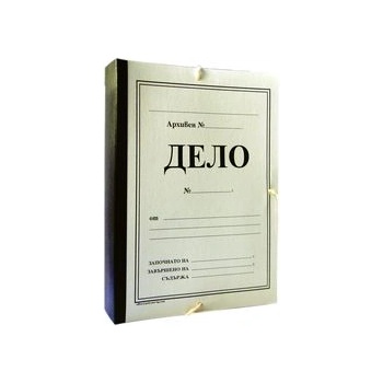 Image 1 of Папка Дело книговинил, изк. кожа, с връзки (04287-А)