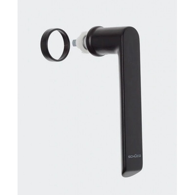 Schůco Okenná kľučka na hliníkové okno Povrch: F9714M čierna matná