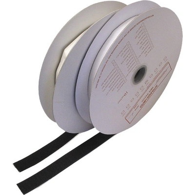 Suchý zips samolepiaci čierny - 20 mm x 1 m