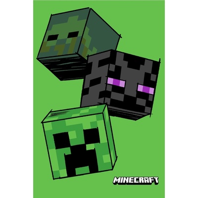 Jerry Fabrics Dětská fleecová deka Minecraft The Mobs