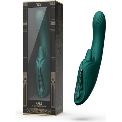 Zalo Ares G-Spot Rabbit Vibrator App Controlled Turquoise Green