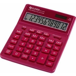 Eleven Eleven Calculator SDC444XRPKE, pink, desktop, 12 seats, dual power Калкулатори