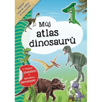 Můj atlas dinosaurů plakát a samolepky CZ