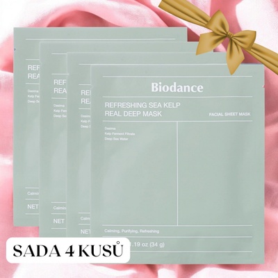 BIODANCE REFRESHING SEA KELP REAL DEEP MASK Inovativní zklidňující maska s s fermentovanou mořskou řasou 34 g – Zboží Dáma BIODANCE REFRESHING SEA KELP REAL DEEP MASK Inovativní zklidňující maska s s fermentovanou mořskou řasou 34 g – Zboží Dáma