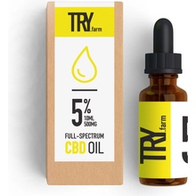 TRY.farm CBD konopný olej 5% 10 ml 500 mg