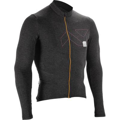 Leatt Мъжка фланелка с дълъг ръкав за колоездене Leatt MTB Endurance 4.0 L/S Cycling jersey - Black - размер XL (056-4113-0114)